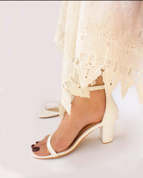 Single Strap Block Heels